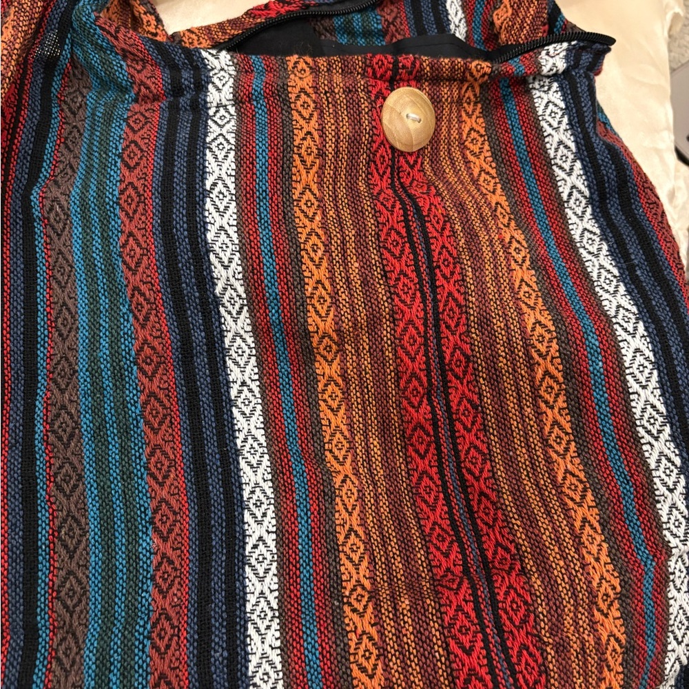 Multicolor Striped Women's Bag